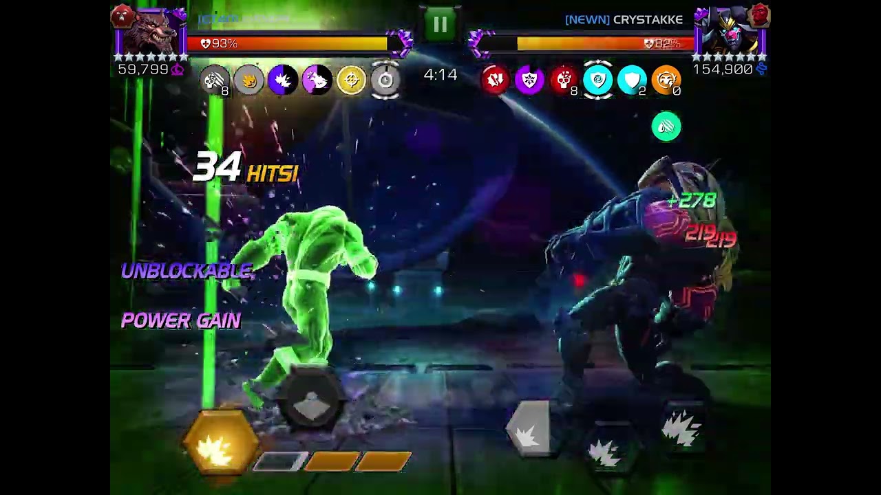 Werewolf by Night vs Solvarch Node 49 Stunning Reflection/Polka Dot Power/Brute Force AW S64 Mcoc