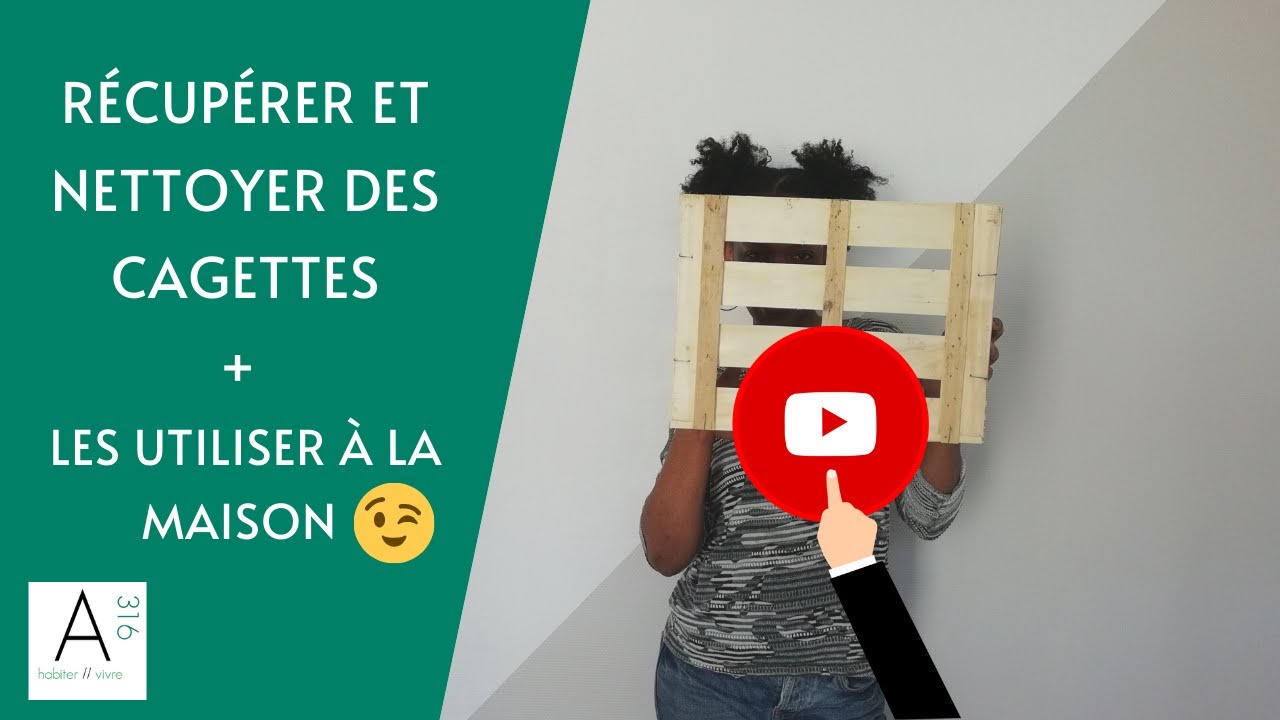✔️Nettoyer cagette en bois pour décoration, jardinage etc #récup ✔️