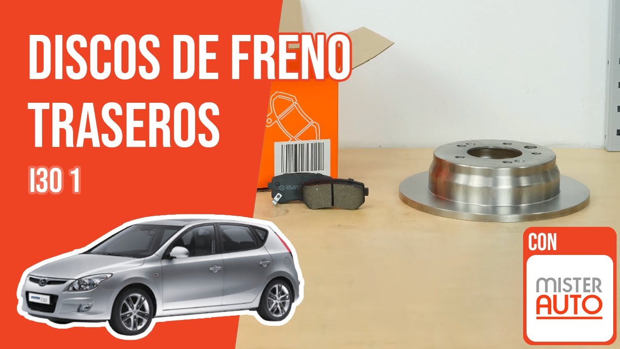 Cómo cambiar los discos y las pastillas de freno traseros i30 1  🚗