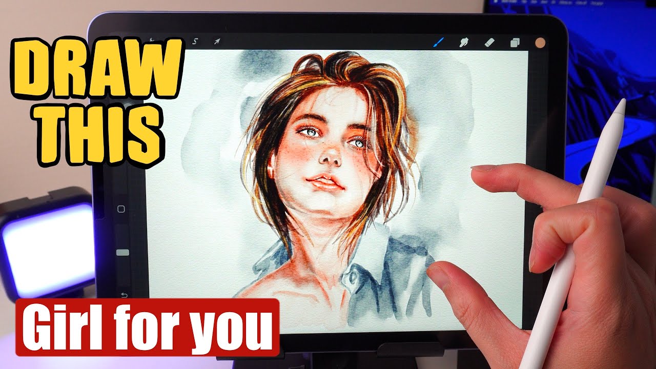 Drawing a Beautiful and Alluring Girl