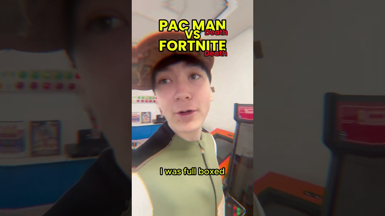 Which do you like better Pac Man or Fortnite? #nostalgia #pacman #fortnite #shortfeed #nostalgia