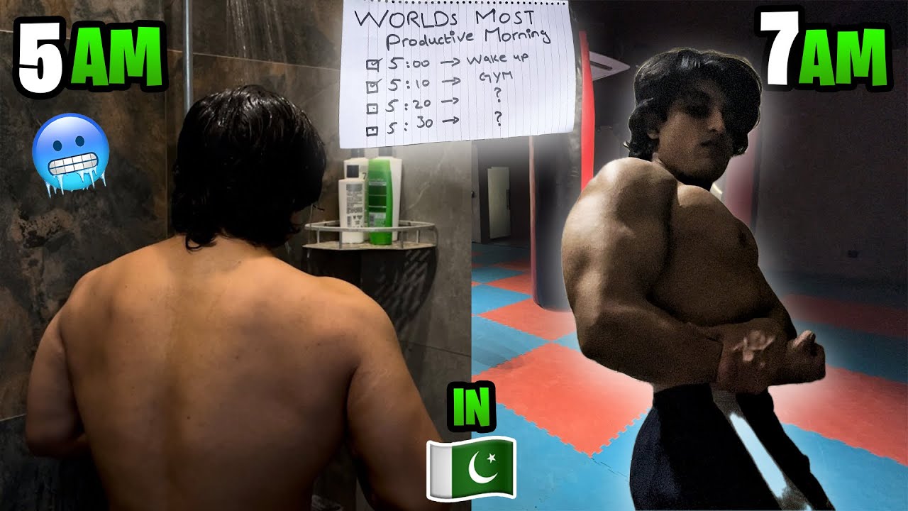 I Tried The Worlds Most Productive Morning In Pakistan 🇵🇰