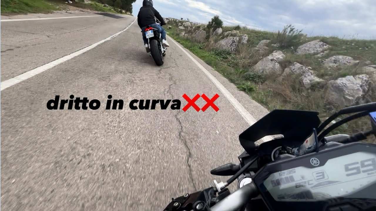 Vado dritto in curva a Santa Cesarea