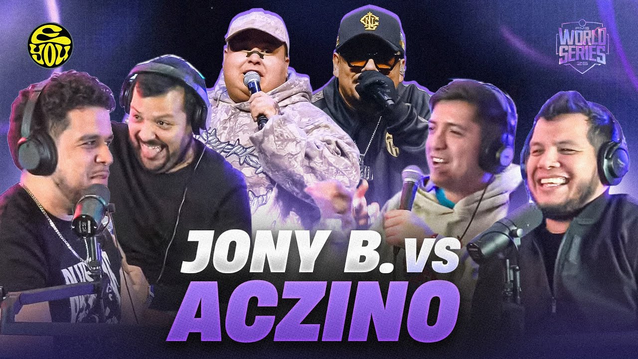 ¡EL MALDITO LO LOGROOOOOOOOO! - Reaccionamos a JONY BELTRÁN vs ACZINO! - FMS WS - EYOU TV