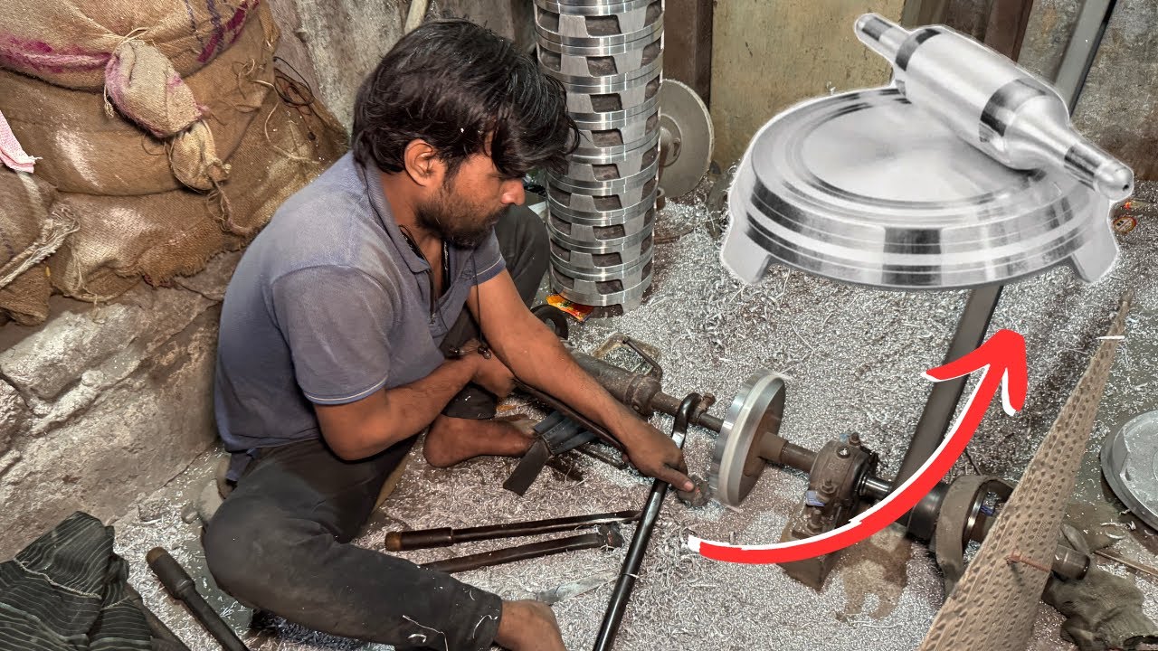 How Aluminum Chakla (Roti Maker) is Made: Step-by-Step Manufacturing Process.