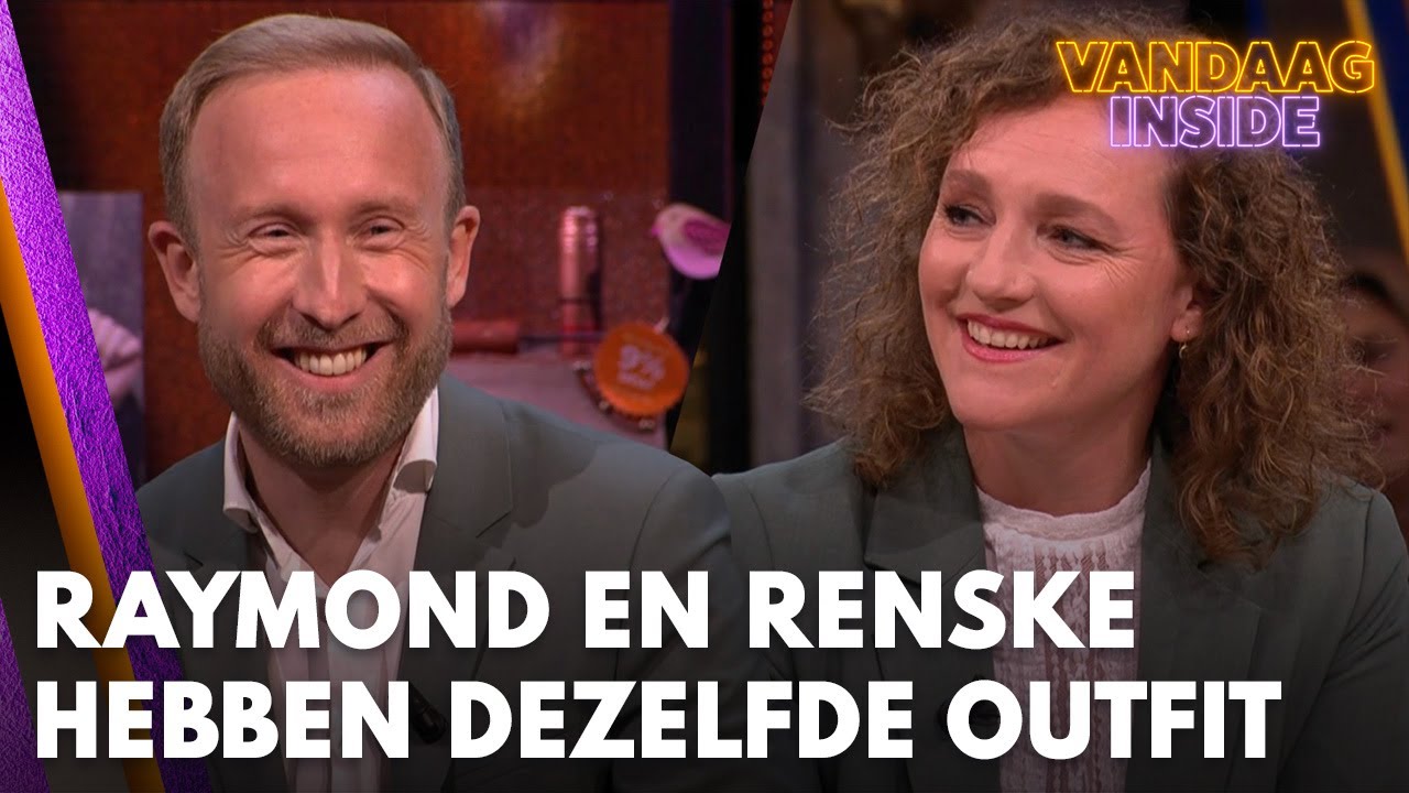 ANWB-koppeltje: Renske Leijten en Raymond Mens verschijnen in dezelfde outfit bij Vandaag Inside