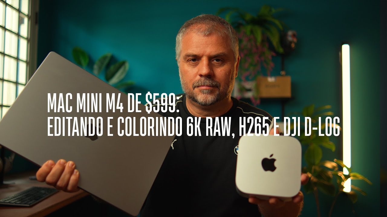 Tudo Sobre o Novo MAC MINI M4 de $599 Para Editores de Video e Comparativo com Macbook Pro M1 Pro