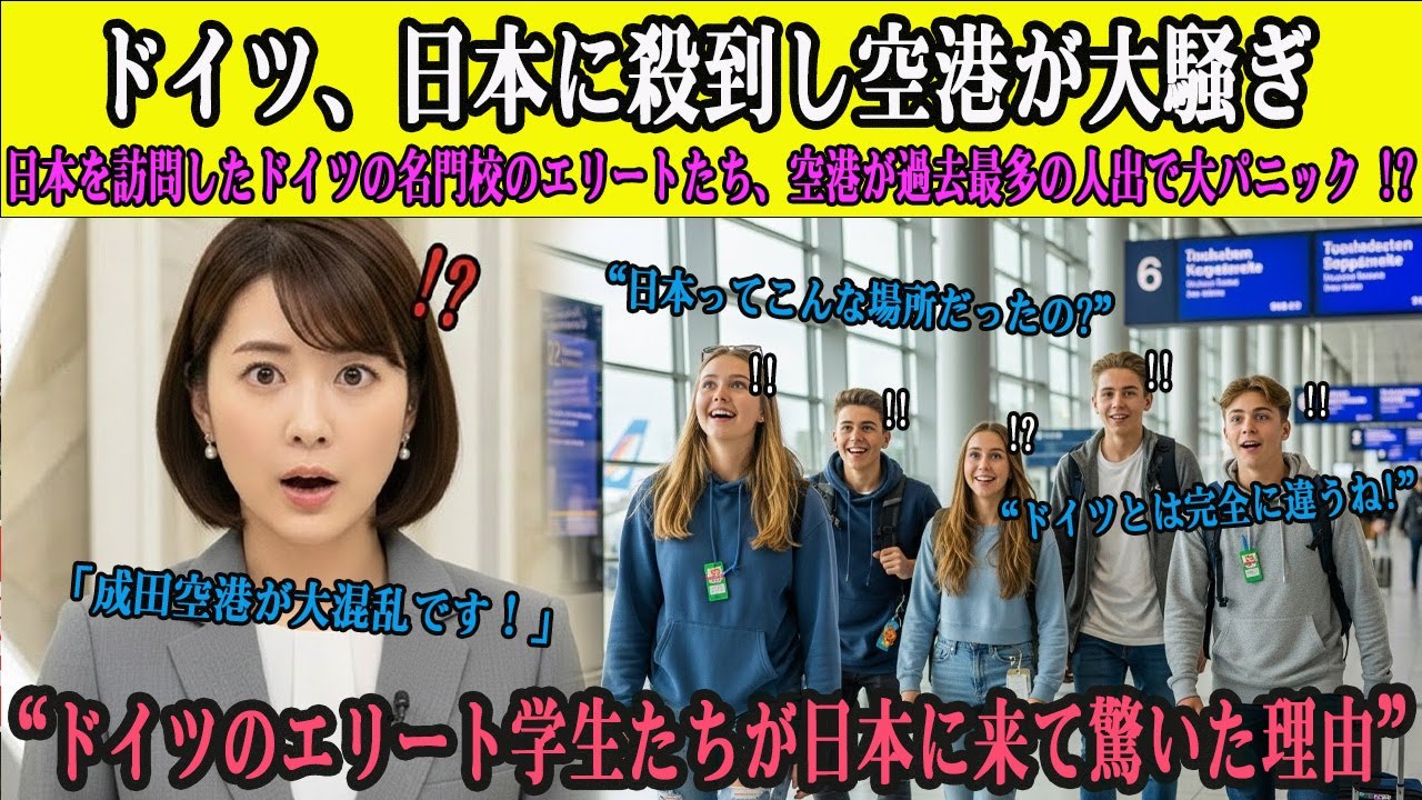 【海外の感動話】「猛暑で韓国から日本に変更された修学旅行」ドイツ名門校エリートたちの特別な7日間！帰国後に私たちも日本のように日本化しようと号泣した衝撃的な理由
