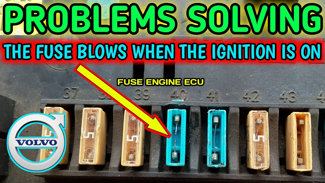 PROBLEM SOLVING SHORT CIRCUIT ON FUSE 40 ( Engine ECU) - VOLVO TRUCK FM 370 