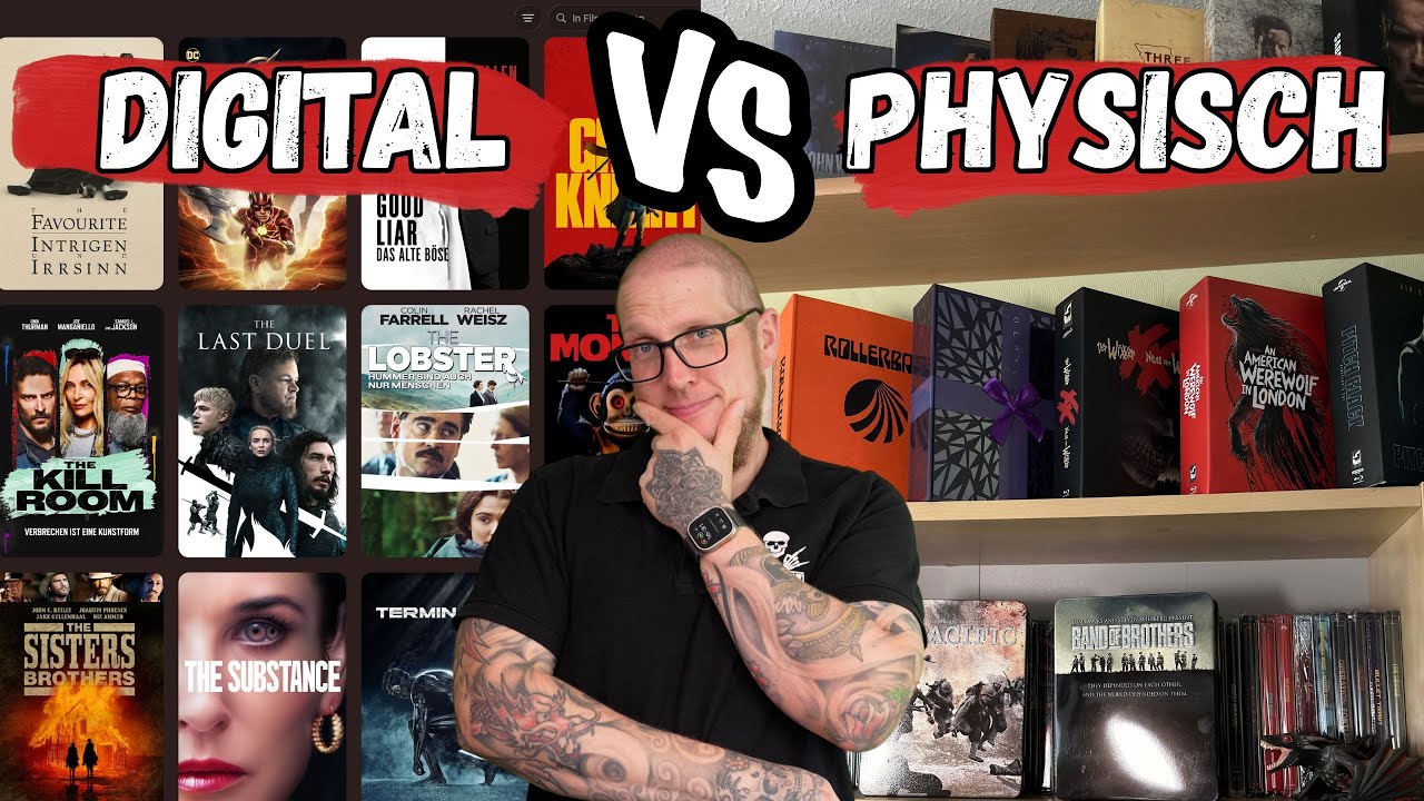 Was lohnt sich mehr? Physische vs. Digitale Filmsammlung im Vergleich!