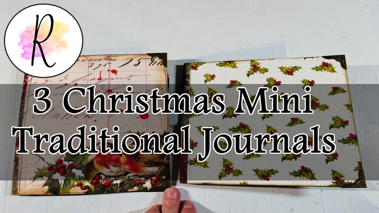3 Traditional Christmas Mini Journals | 