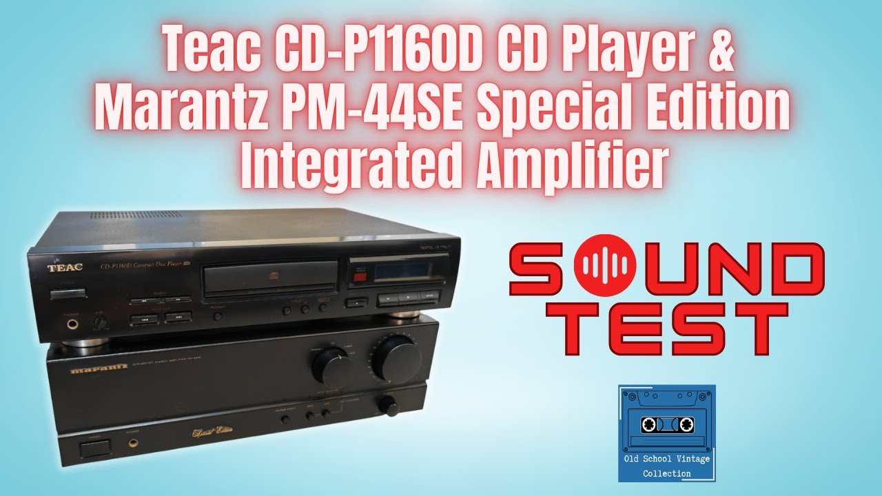 Marantz PM 44SE Video Sound Test
