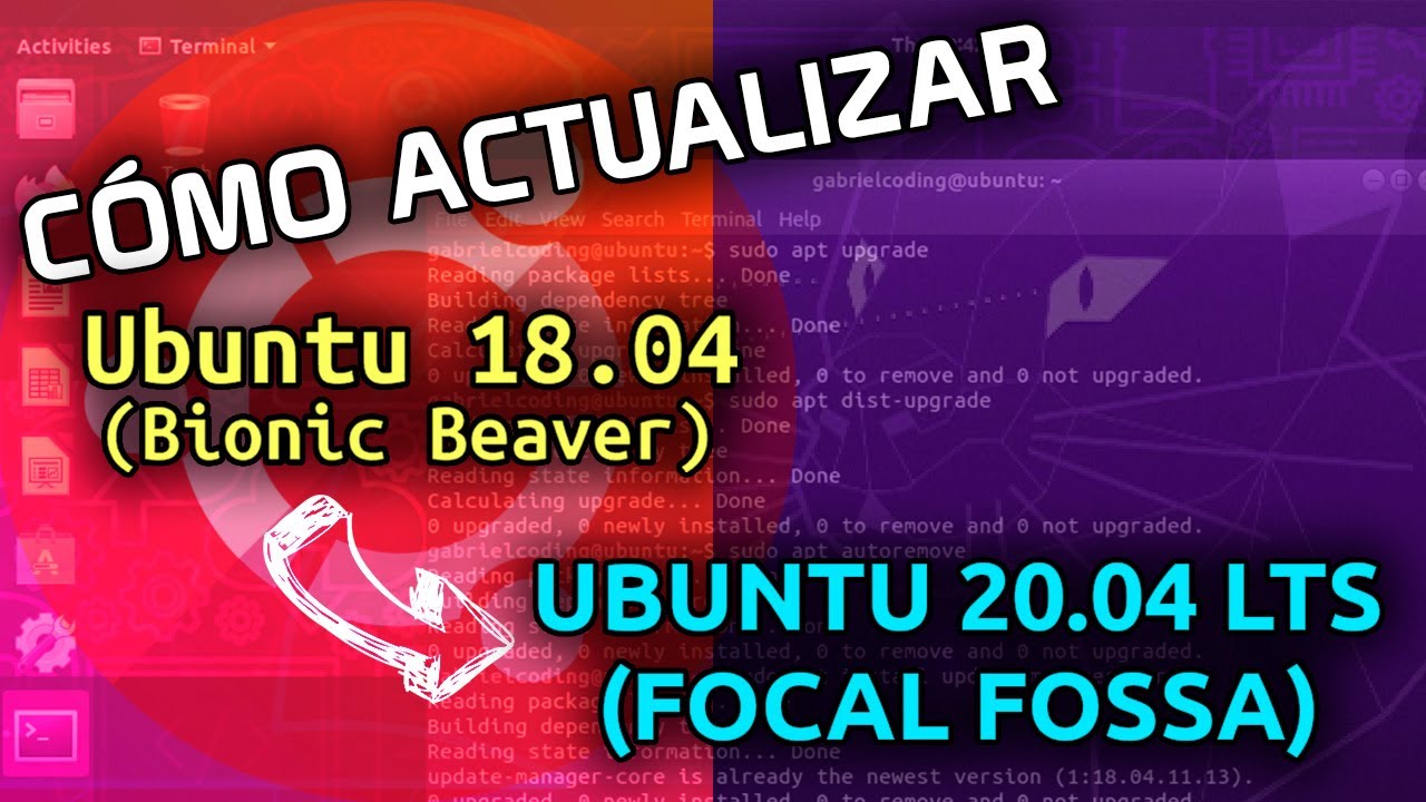 ✅ COMO ACTUALIZAR UBUNTU 18.04 A 20.04 DESDE TERMINAL