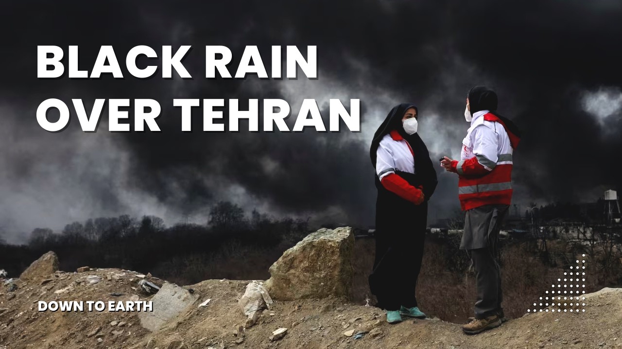 Iran's Black Rain: Environmental Catastrophe After Strikes on Oil Depots | US-Israel-Iran War