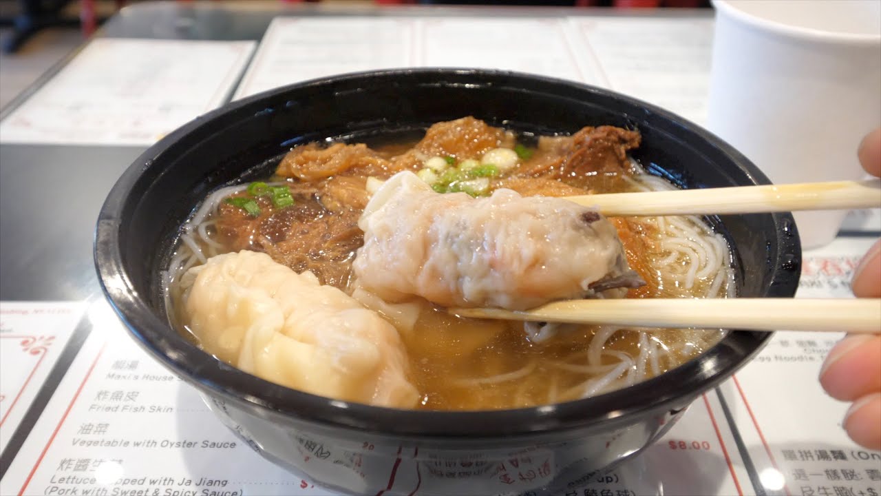 Maxi Wonton Noodles in Flushing, NY
