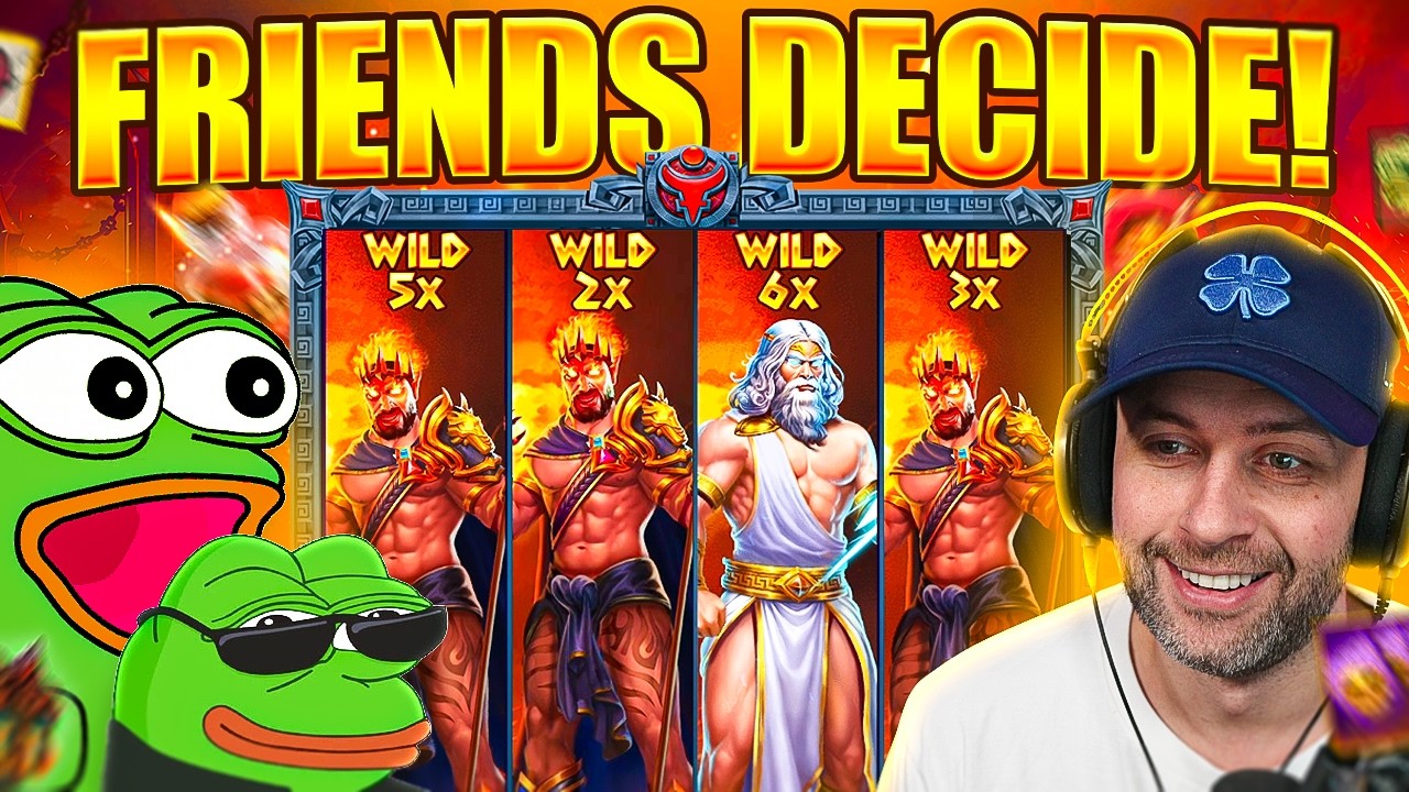 FRIENDS CHOOSE THE GAMES & HAD AN INSANELY LUCKY SESSION!!