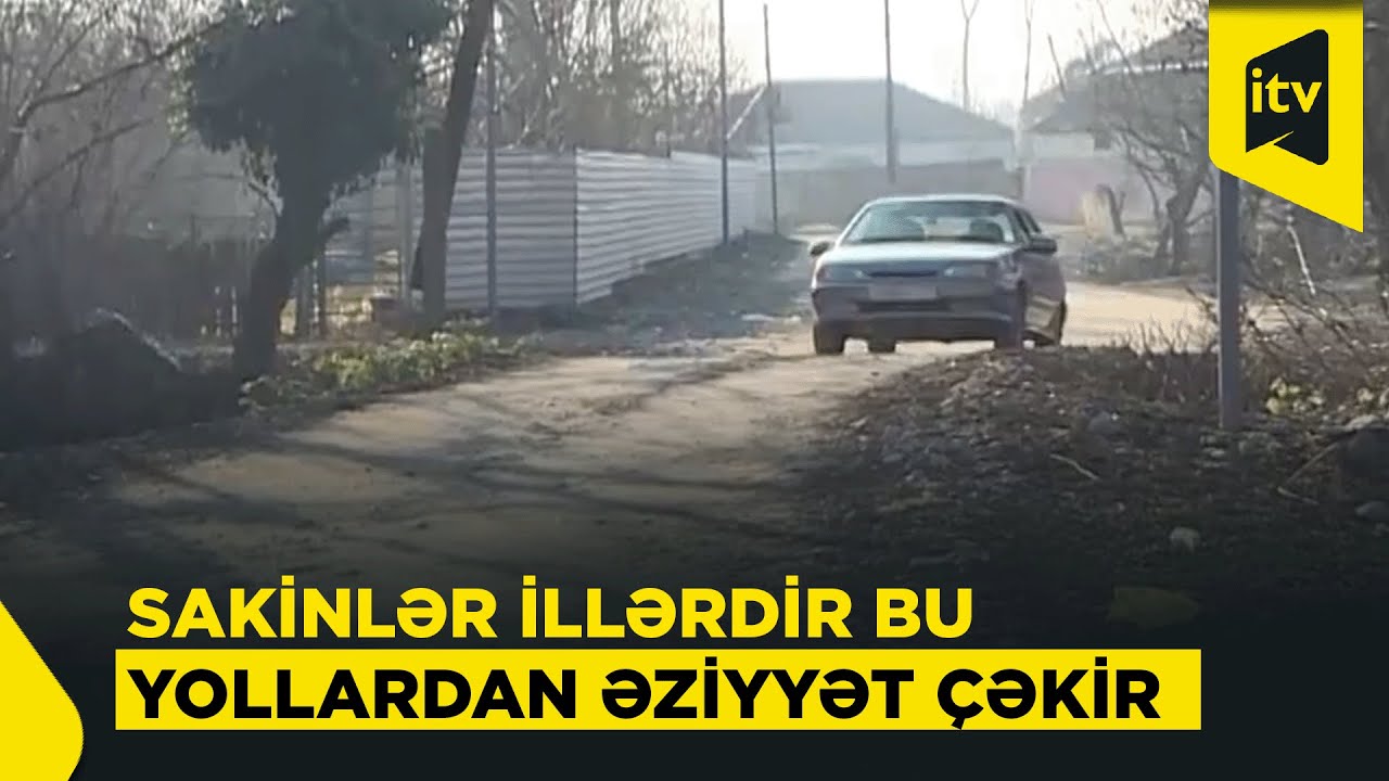 Balakəndə kənd yolları bərbad vəziyyətdədir