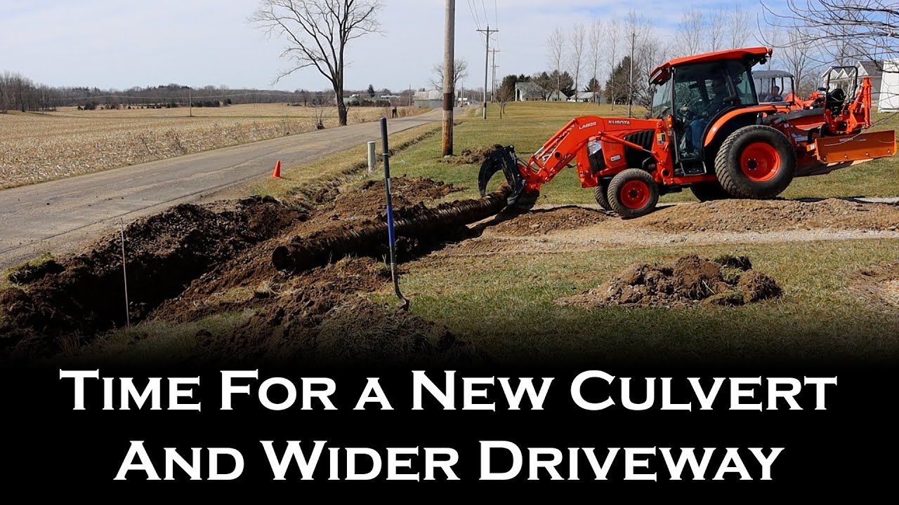 Culvert Replacement And Driveway Widening - Part 1 - #55