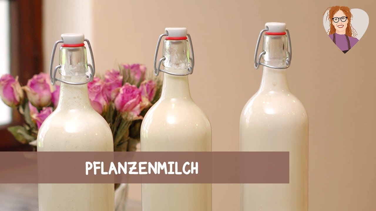 🥛Selbstgemachte Pflanzenmilch - besser als gekauft: Cashew-, Mandel- und Kokosmilch | vegan basisch