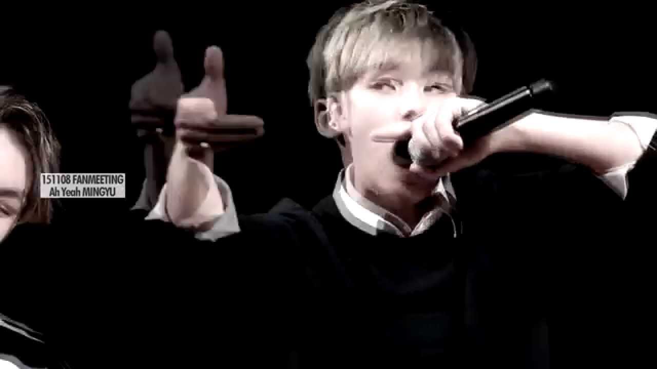 151108 팬미팅 svt-mingyu focus Ah Yeah