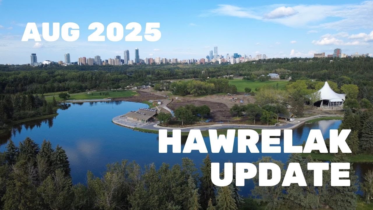 Hawrelak Park From Above - Calming Aerial Tour During its Long Closure (4K Drone)
