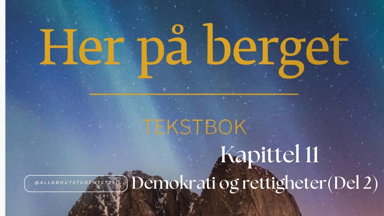 🎧Kapittel 11: Demokrati og rettigheter ( Del 2) Lydfil 📚