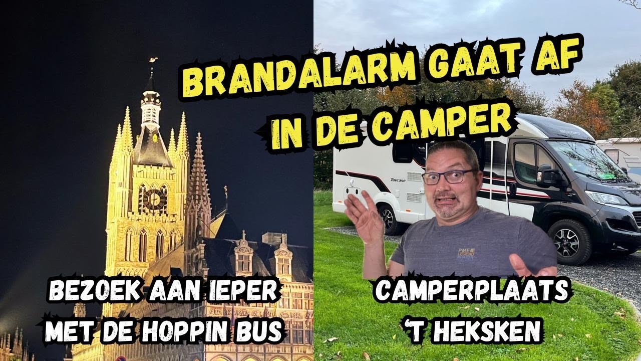 Bezoek aan Ieper met de hoppin bus, vanop camperpunt ‘t Heksken. #vlog34