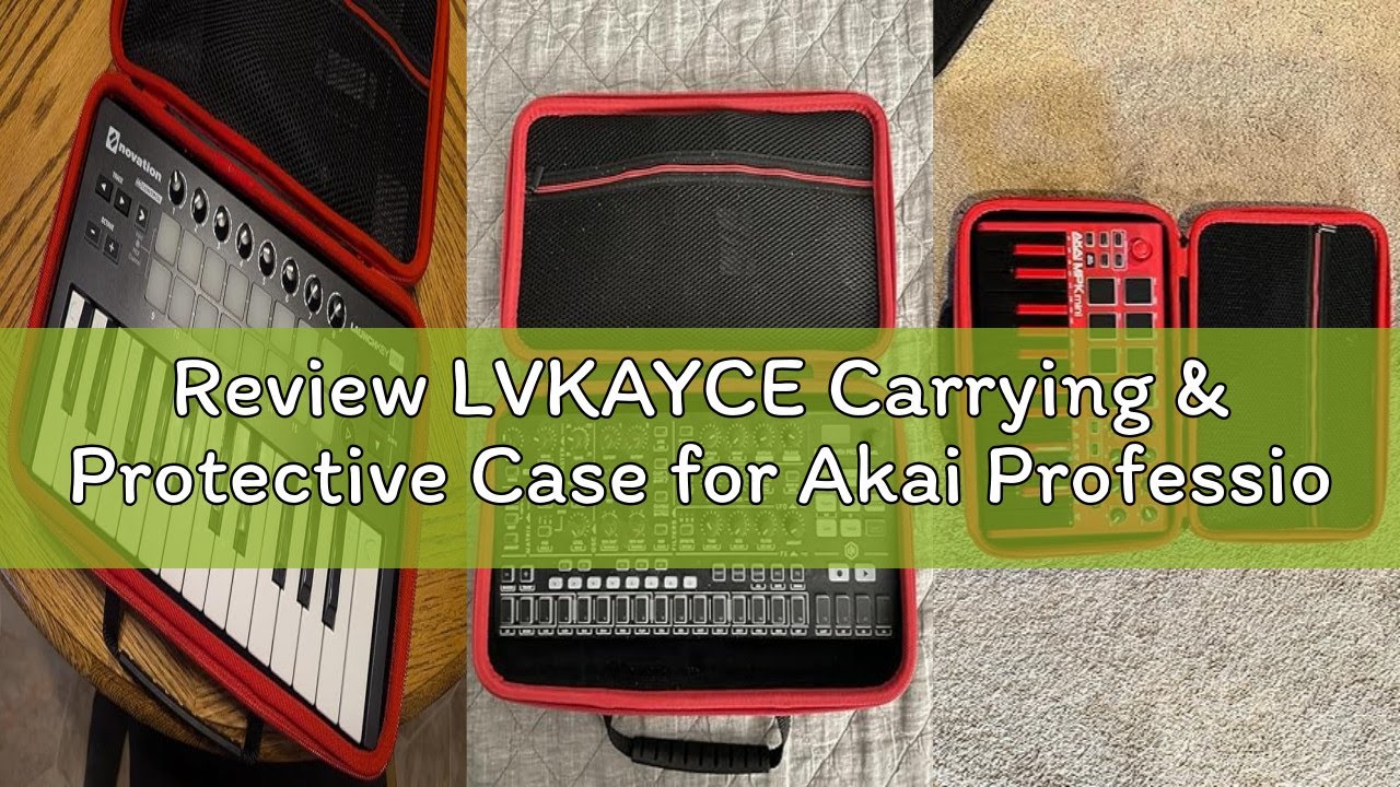 Review LVKAYCE Carrying & Protective Case for Akai Professional MPK Mini MK3 & MKII | MPK Mini Play