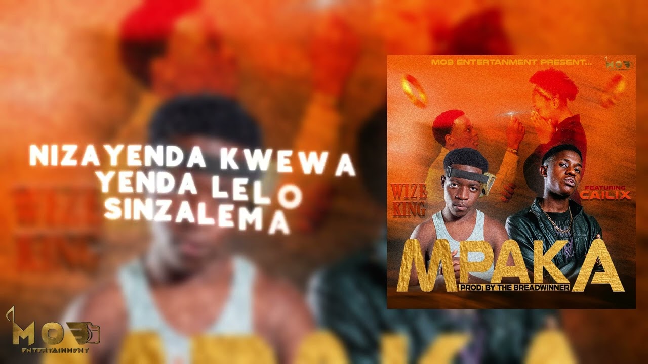 Wize King Feat Cailix MUK Mpaka (Lyrics Video)