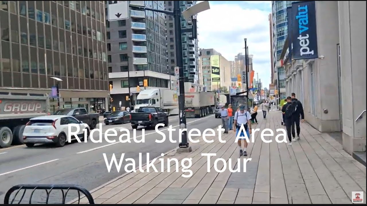 Downtown Ottawa: Street Walk | Rideau Street Area Tour (August 2025)