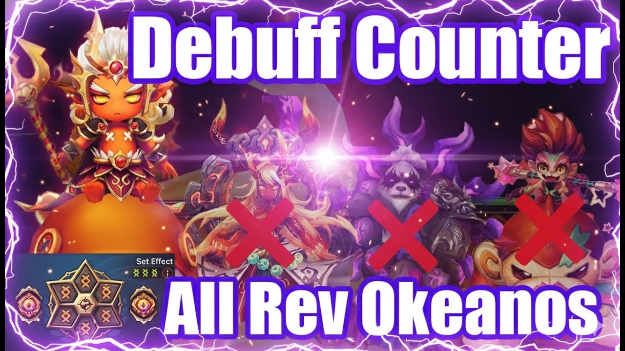 New Turn2 Weapon, Debuff Counter All Revenge Okeanos Debut😋😋😋【Summoners War RTA】