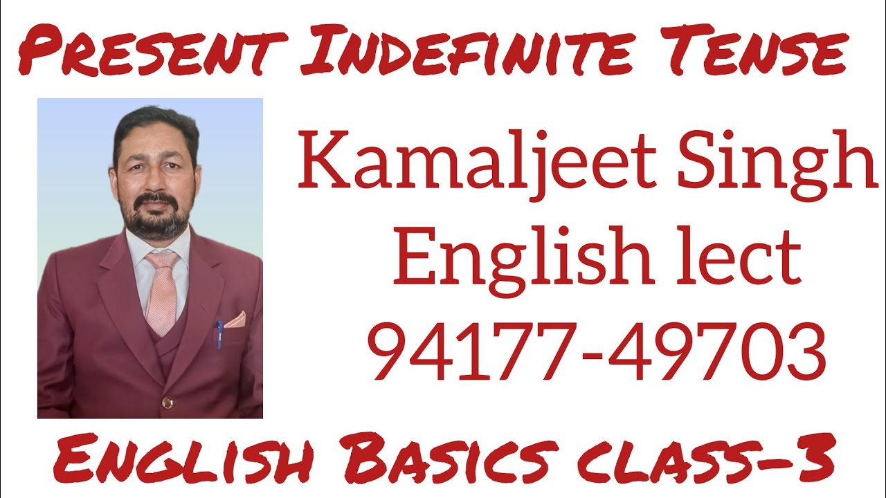 Present Indefinite Tense 