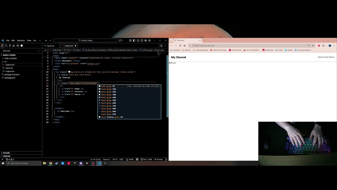 We continue - TailwindCSS
