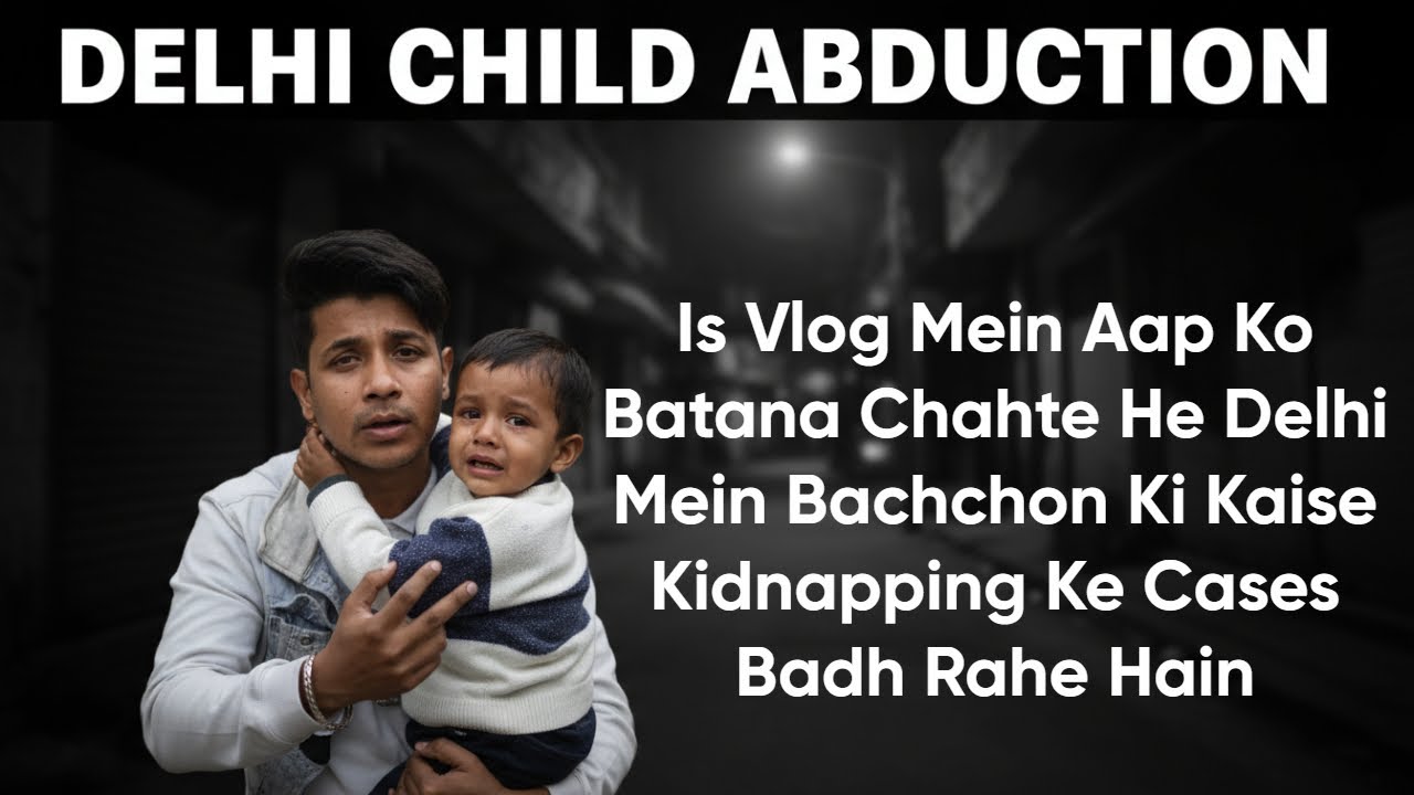 Is vlog mein aap ko batana chahte he Delhi mein bachchon ki kaise kidnapping ke cases badh rahe hain