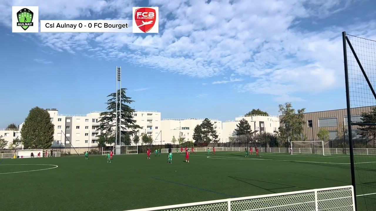 Csl Aulnay u13 vs FC Bourget u13 (championnat district u14 ). 12/10/2025