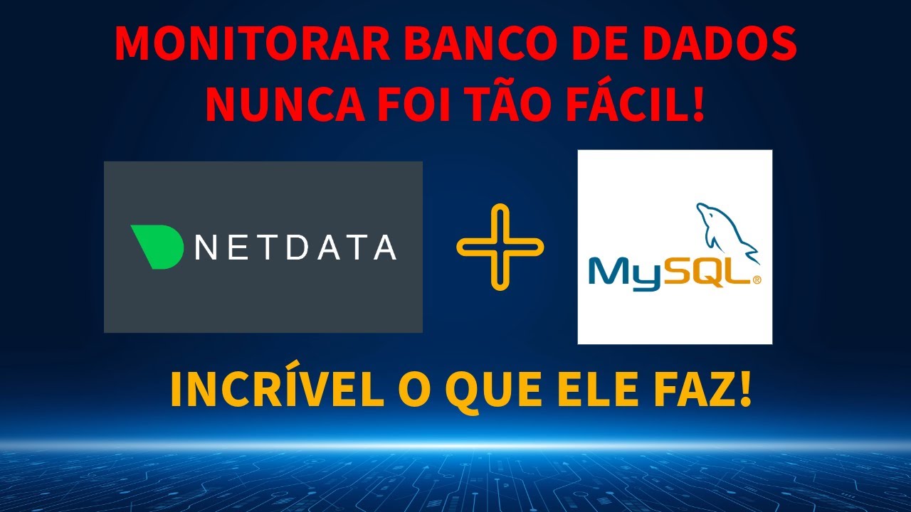 VOCÊ NÃO VAI ACREDITAR NO QUE PODE FAZER! MONITORAMENTO DE BANCO DE DADOS COM NETDATA EM CLOUD