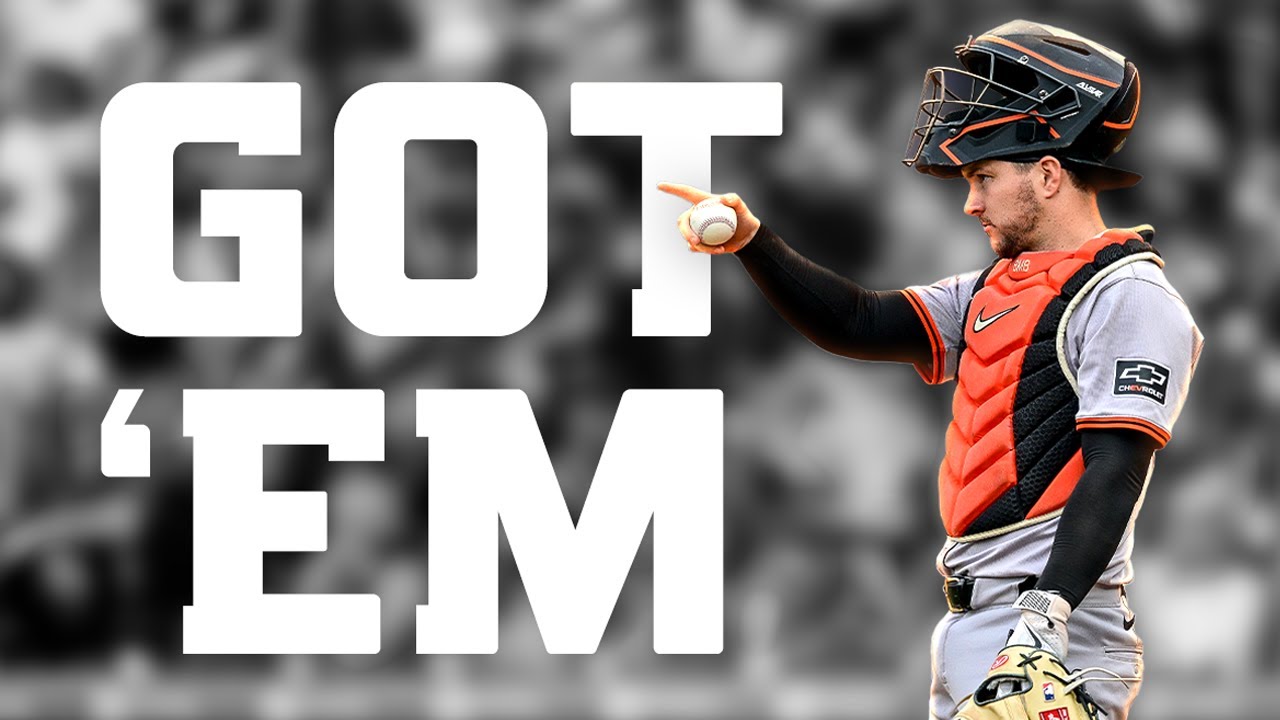 2024 Gold Glove WINNER | Patrick Bailey Caught Stealing Compilation