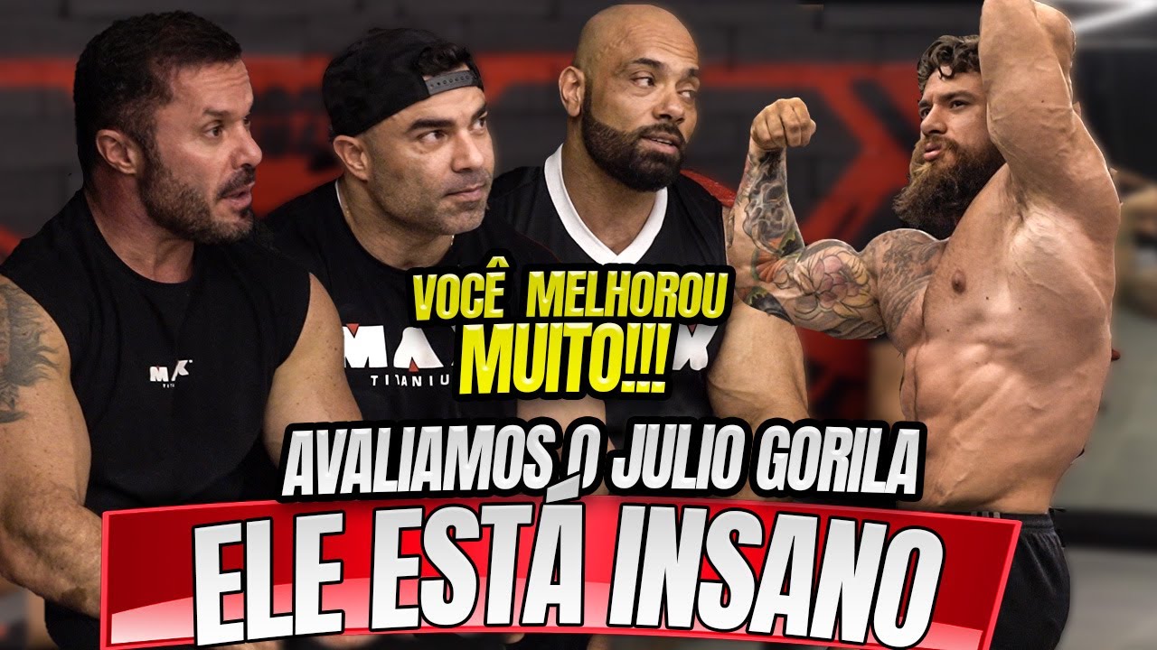 REVELAMOS O SHAPE DO JULIO GORILA!!!