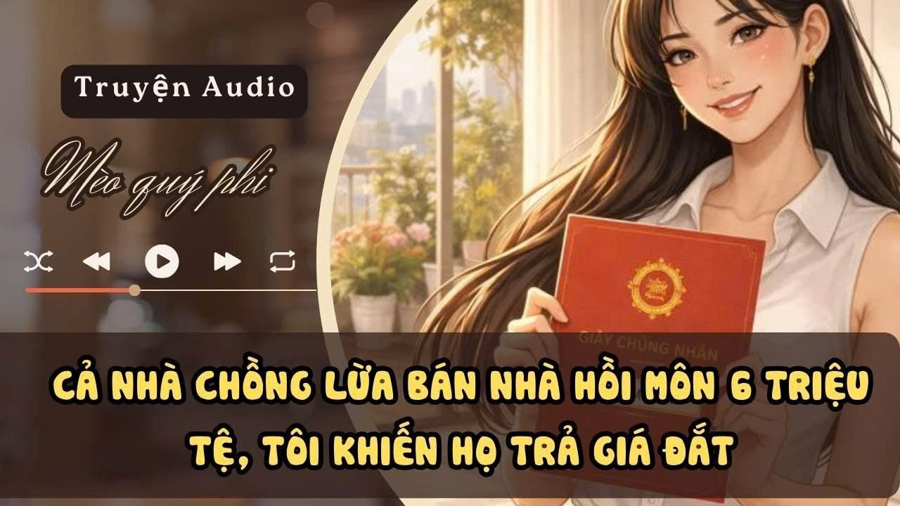 TRUYỆN AUDIO - Cả Nhà Chồng Lừa Bán Nhà Hồi Môn 6 Triệu Tệ, Tôi Khiến Họ Trả Giá Đắt #meoquyphi