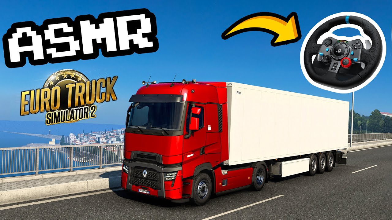 ASMR Euro Truck Simulator 2 Gameplay! (Whispers + Mouth Sounds) [ASMR GAMING]