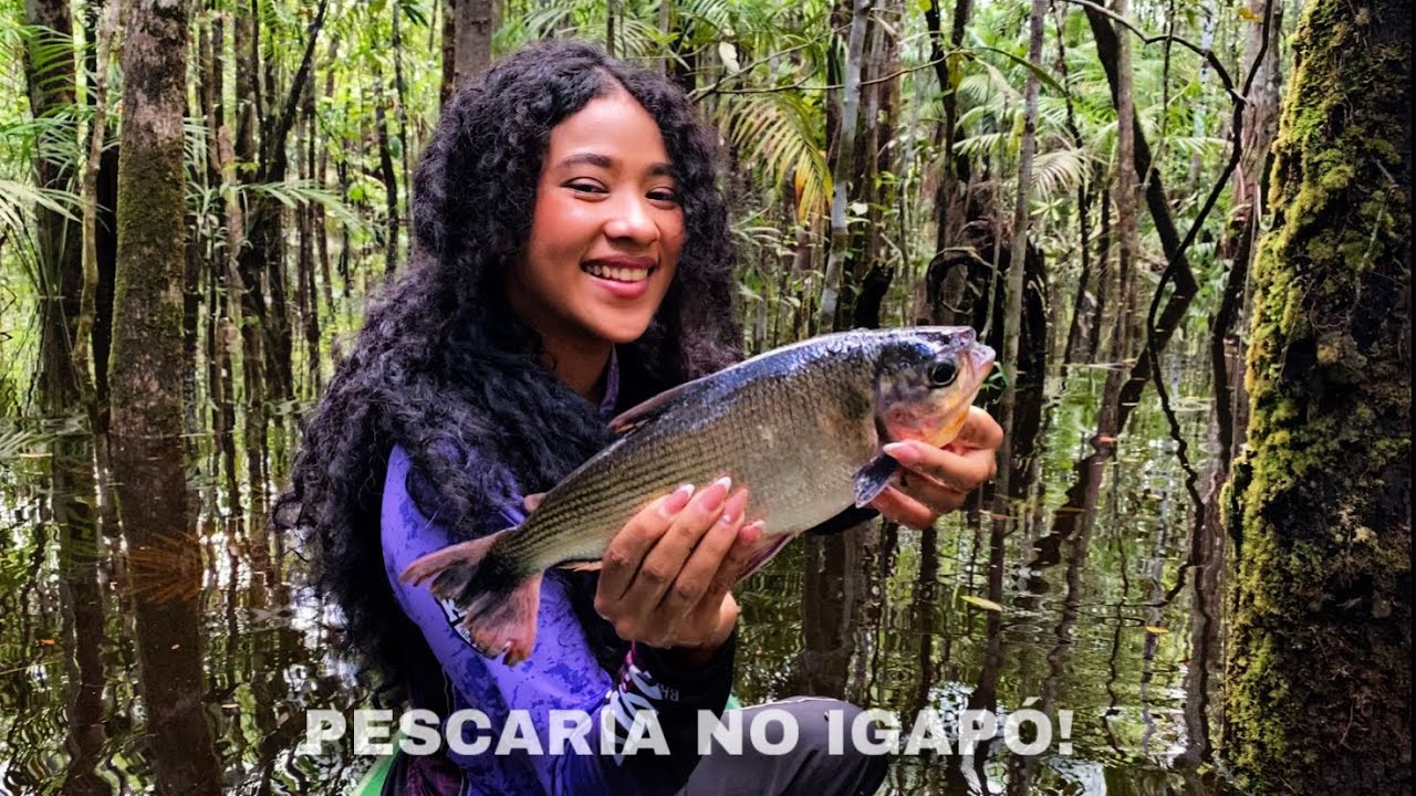 PESCAMOS E FIZEMOS ASSADO NA BEIRA DO RIO! No AMAZONAS!