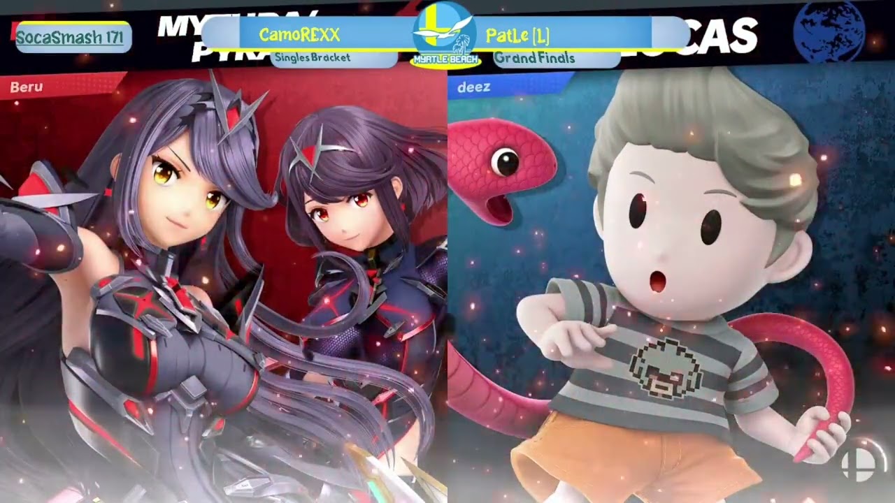 SocaSmash 171 Ultimate Singles: PatLe (Pyra/Mythra) vs CamoREXX (Lucas) Grand Finals