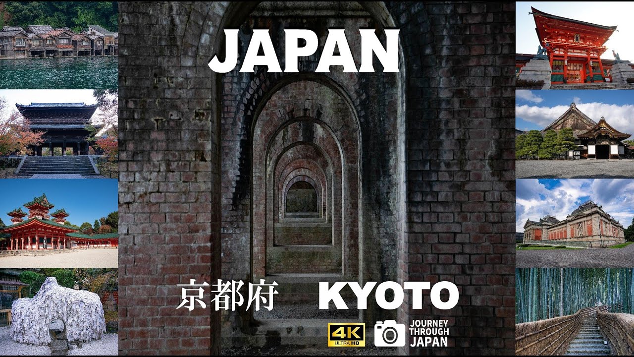 【4K  京都府編】自然と建物 癒しBGM | #japan #kyoto #japantravel #beautifulscenery #architecture #photography