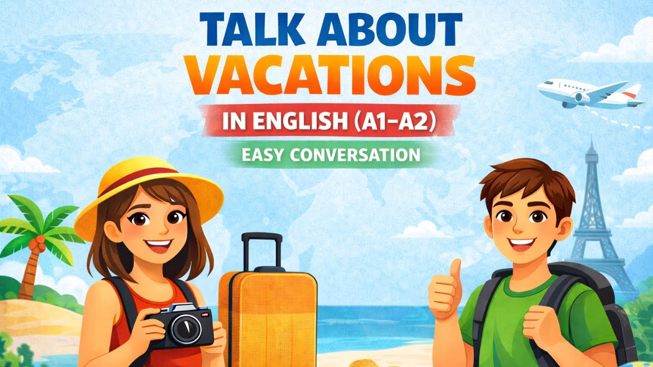 Talk About Vacations in English | English Podcast for Beginners | Easy Conversation Practice