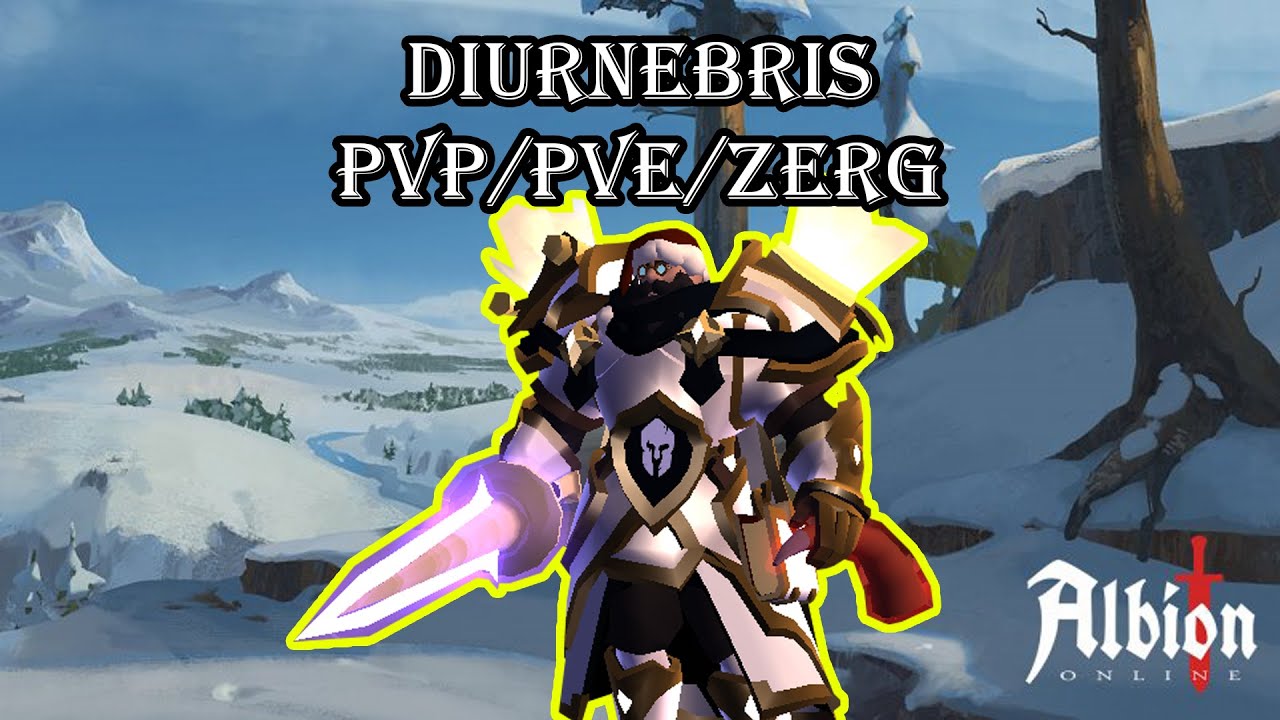 [FR] Albion Online - Build solo donjon, PVP et Zerg ! L'arme multi-tâches : La Diurnebris