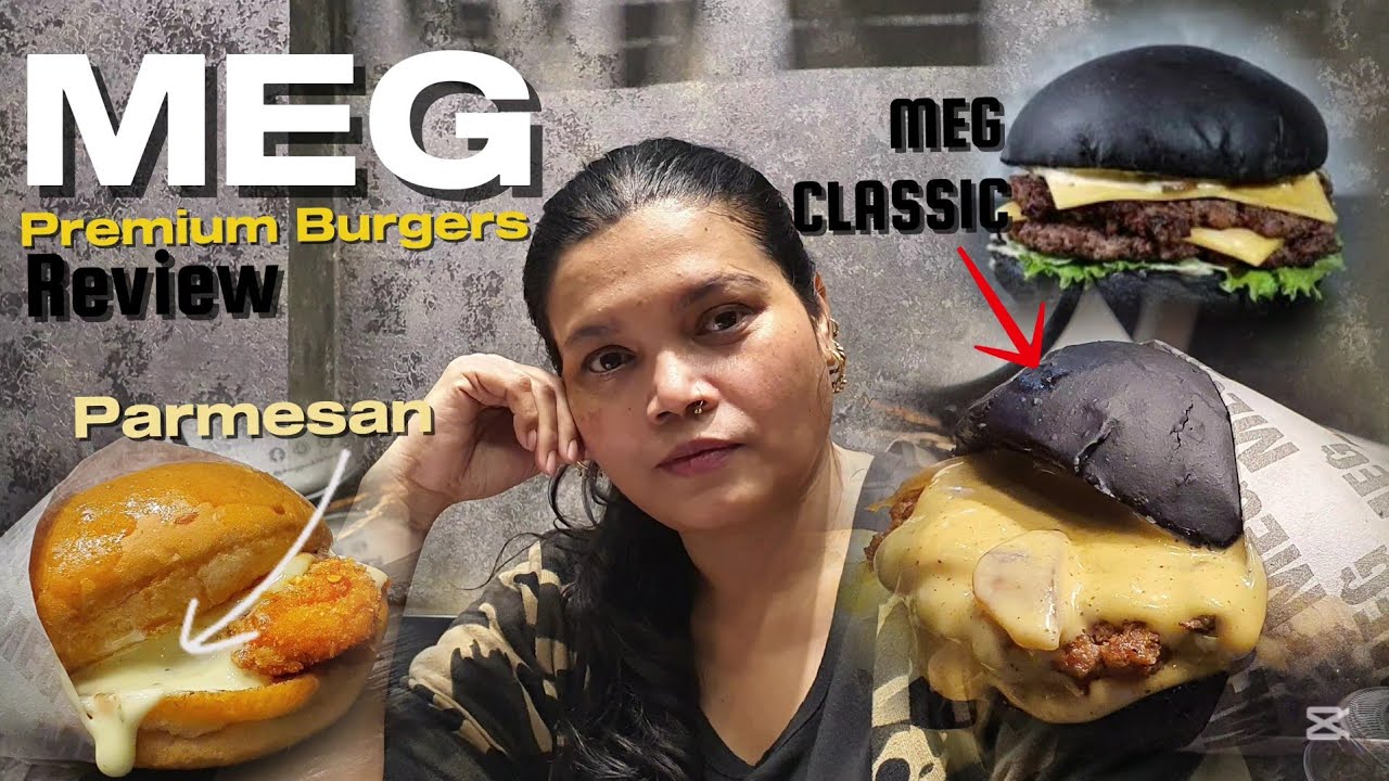 Most Premium Burgers 🍔 of Lahore | MEG Burgers | The Black Bun Burger | Review