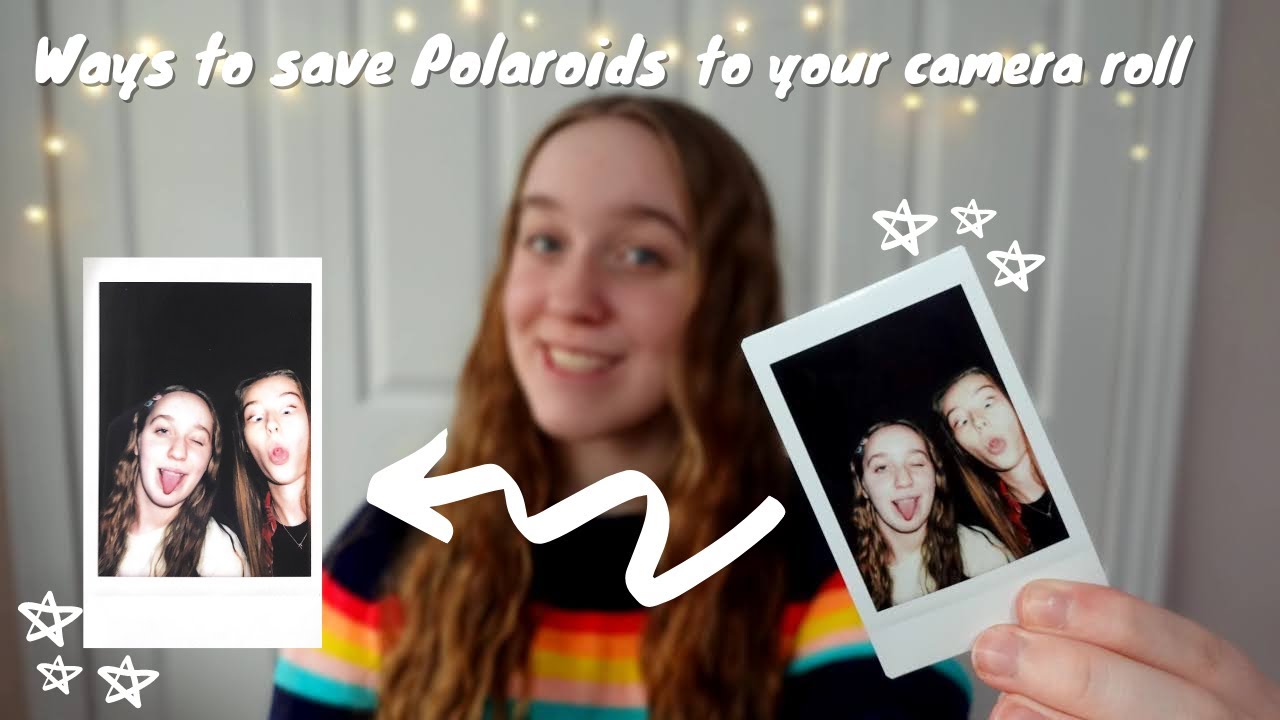 2 Ways To Save Polaroid Pictures To Your Phone!