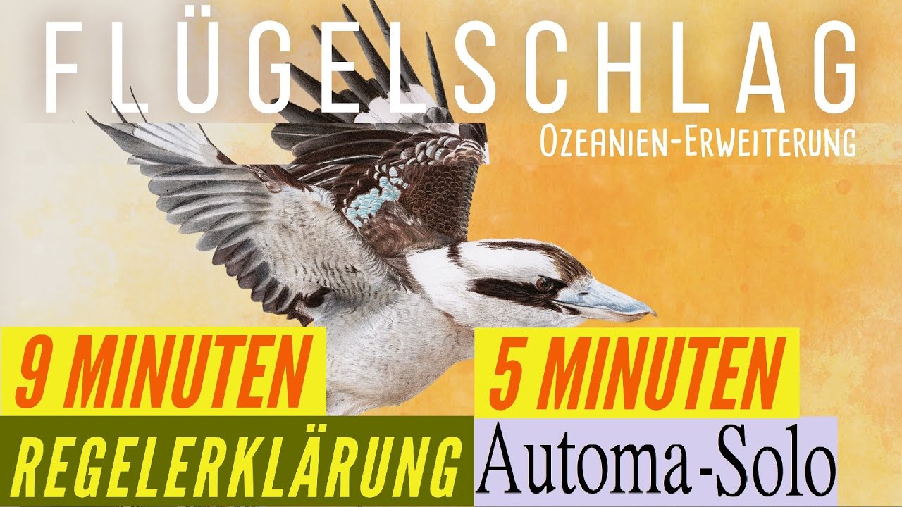 Flügelschlag Ozeanien Erweiterung Regeln Anleitung + Automa Solo Regeln