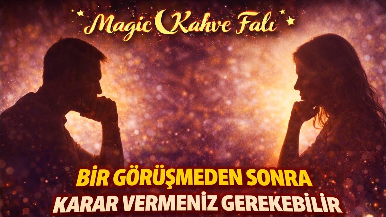🤔BİR GÖRÜŞMEDEN SONRA KARAR VERMENİZ GEREKEBİLİR! GENEL KAHVE FALI