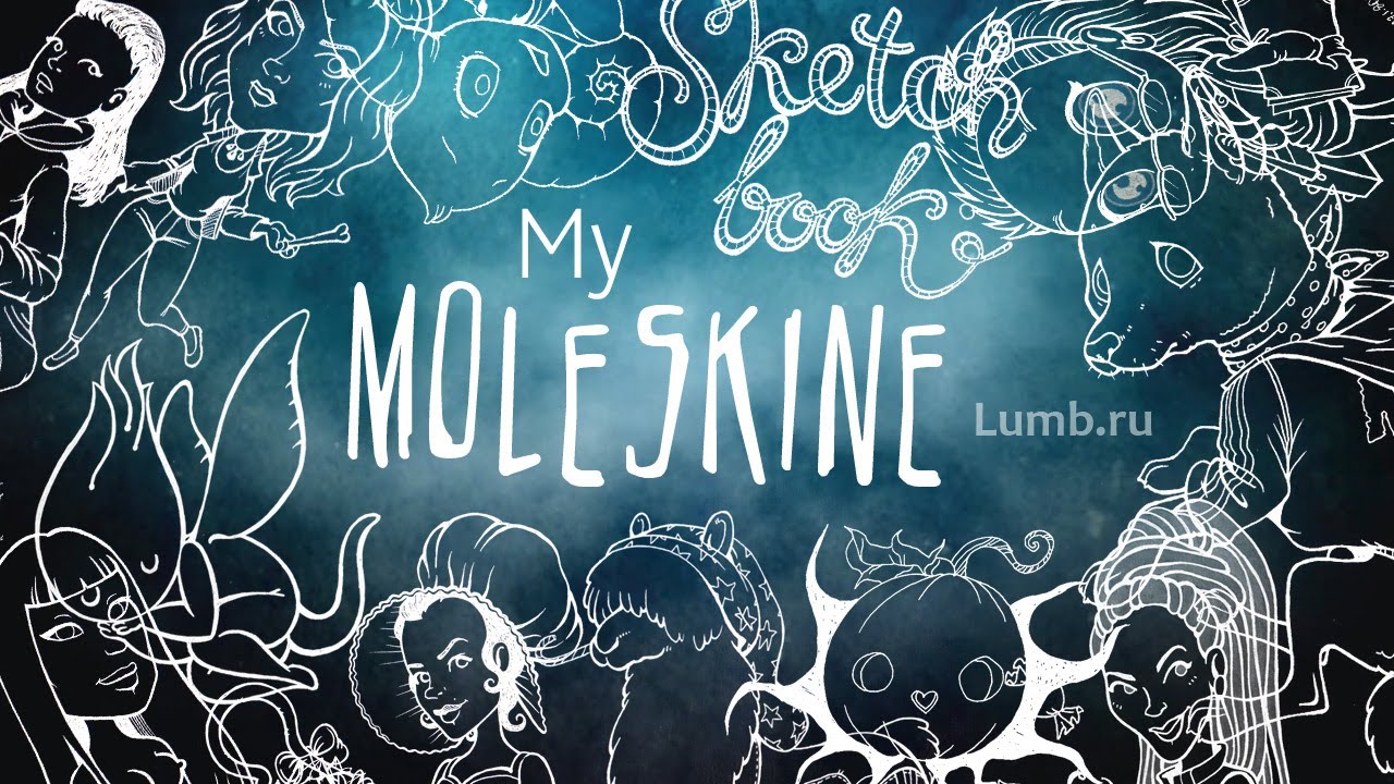 Мой молескин ♥ Moleskine sketchbook